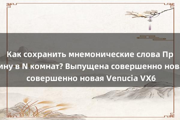 Как сохранить мнемонические слова Превратить машину в N комнат? Выпущена совершенно новая Venucia VX6